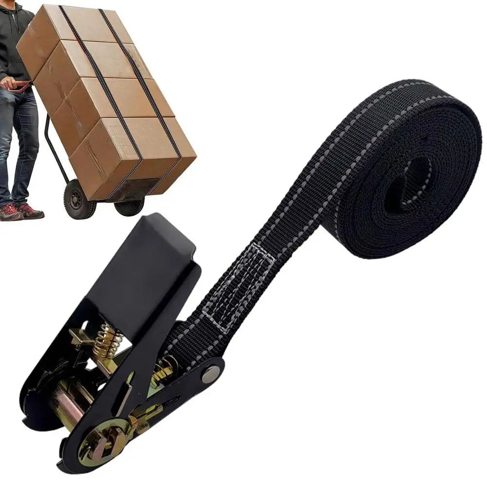 Ratchet Straps Tie Down Heavy Duty Adjustable Car Tie Down Reinforced Adjustable Axle Straps 1760lb Max Break Strength