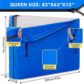 Mattress Bag for Moving and Storage,Heavy Duty Tarp Reusable Mattress Storage Bag,Easy Carrier Mattress Moving Cover Travel