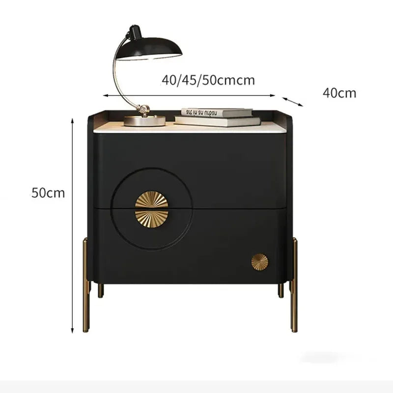 Storage Modern Large Quality Nightstand Vintage Trendy Bedside Table American Fashion Table Chevet Home Bedroom Furniture