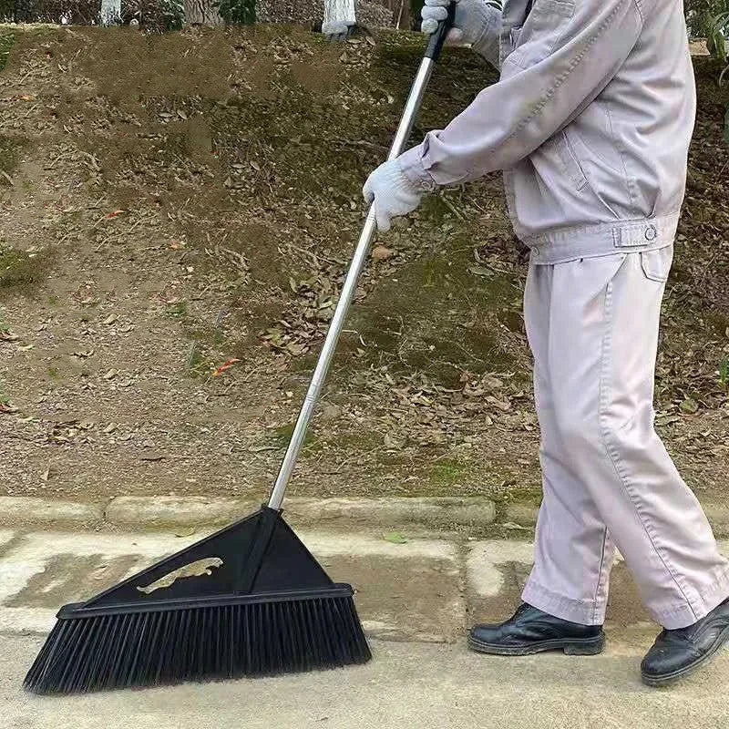 High-tech Broom for Sanitation Workers, Suitable for Courtyards, Outdoor Areas, Schools, and Parks, with an Extended Handle