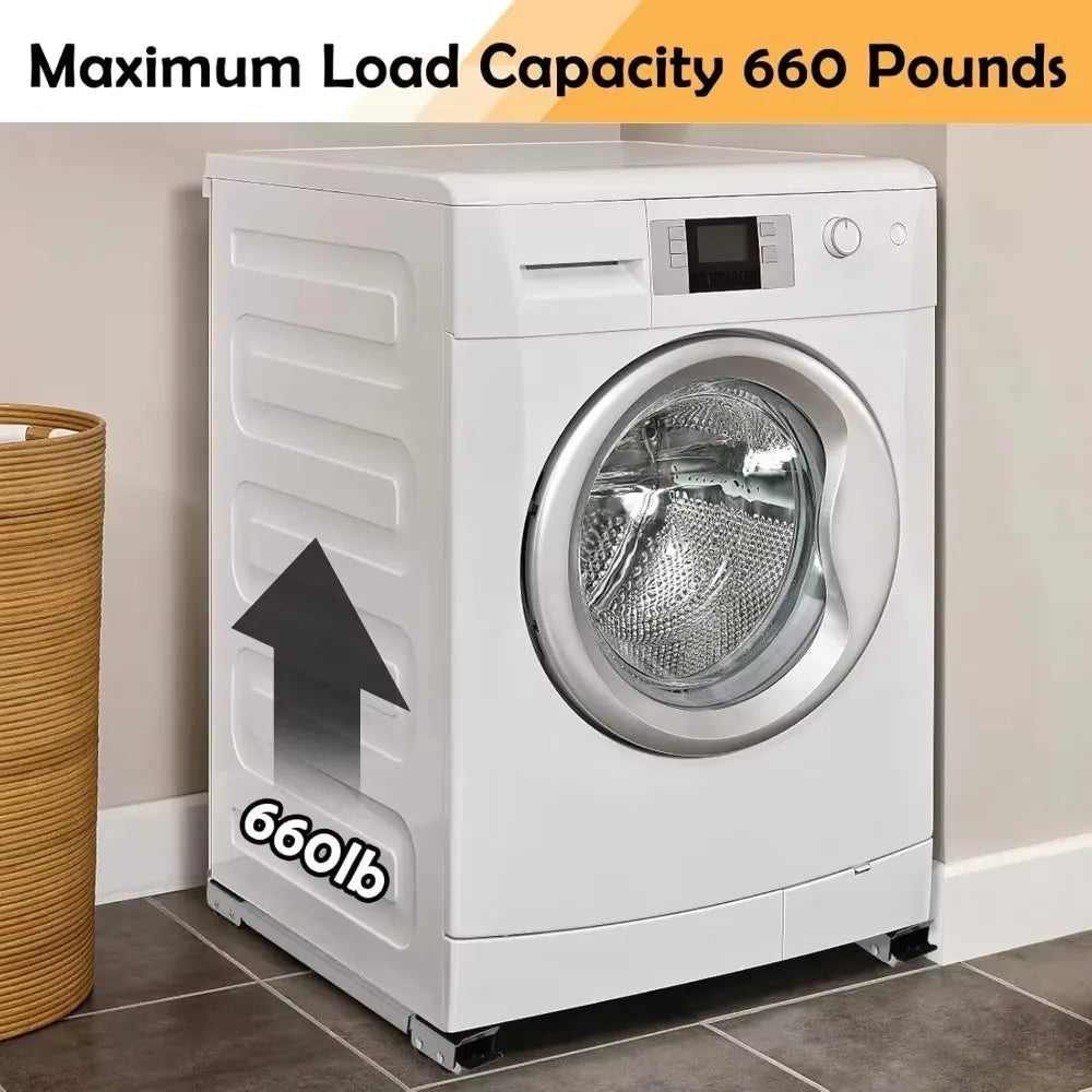 Set of 2 Heavy-Duty Furniture Dollies Featuring 24 Swivel Wheels for Easy Appliance Mobility