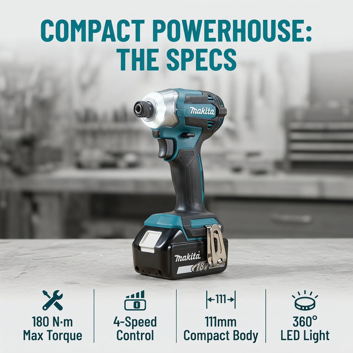 2026 Makita DTD173 18V Cordless Impact Driver BL Brushless Motor Electric Drill Wood/Bolt/T-Mode Rechargeable Power Tools