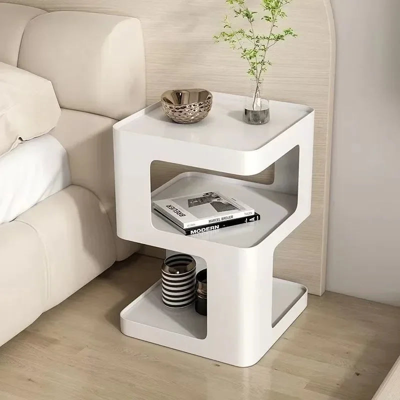 small bedside cabinet, luxurious and simple modern coffee table, a few sides, Nordic creative living room, a few corners.