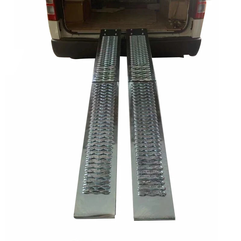 Truck Transport Loading and Unloading Trailer Rack Step Ramp Boarding Extended Ramp Climbing Ladder Folding Ramp