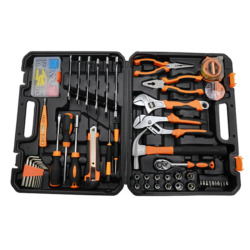 High-quality Wholesale Of Household Hardware Tool Set Electrician Repair Tool Box Multi-function Combination Tool Set