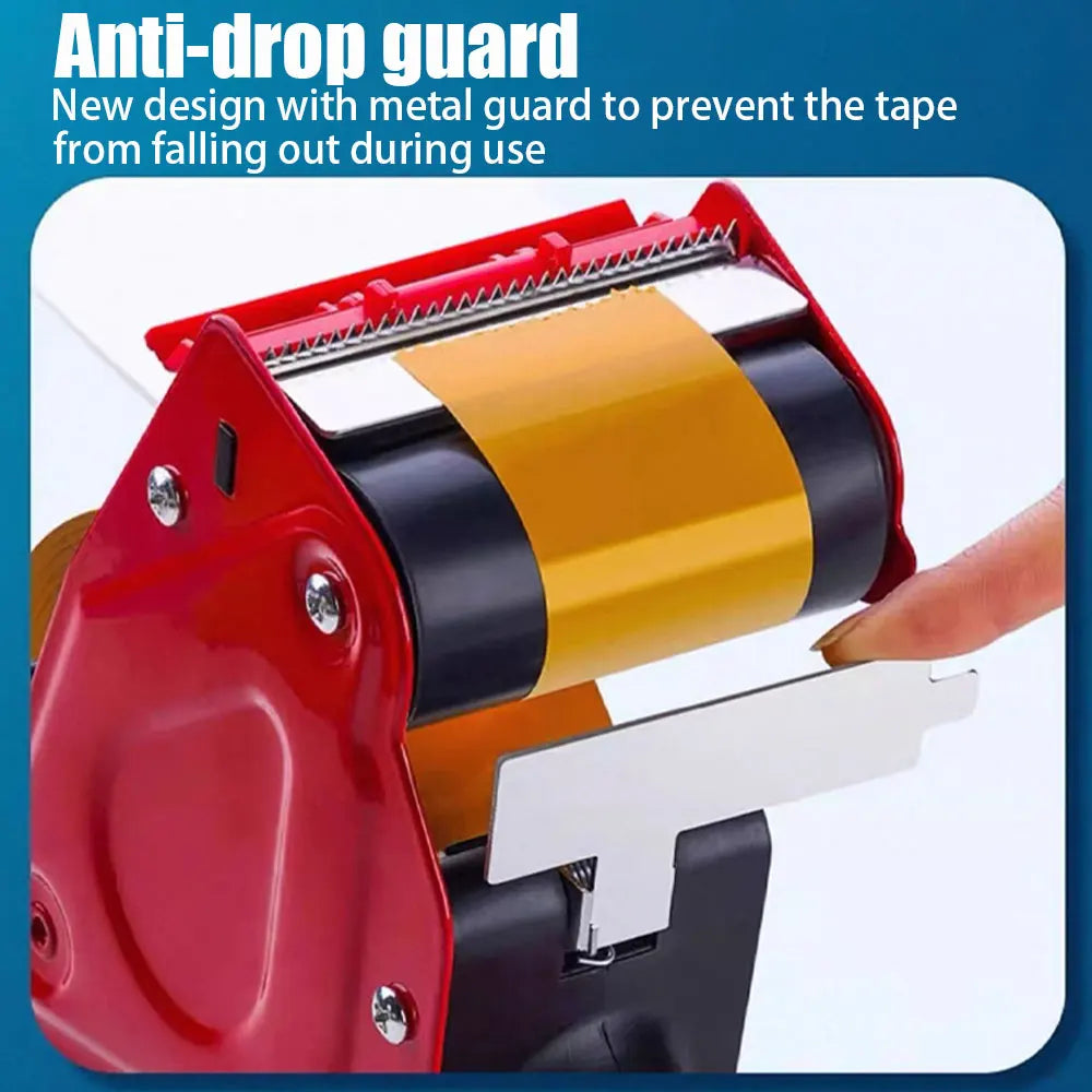1PC Hand-Held Tape Dispenser, Metal Thickened Carton Sealer, Suitable for Express Packaging and Logistics Carton Sealing.
