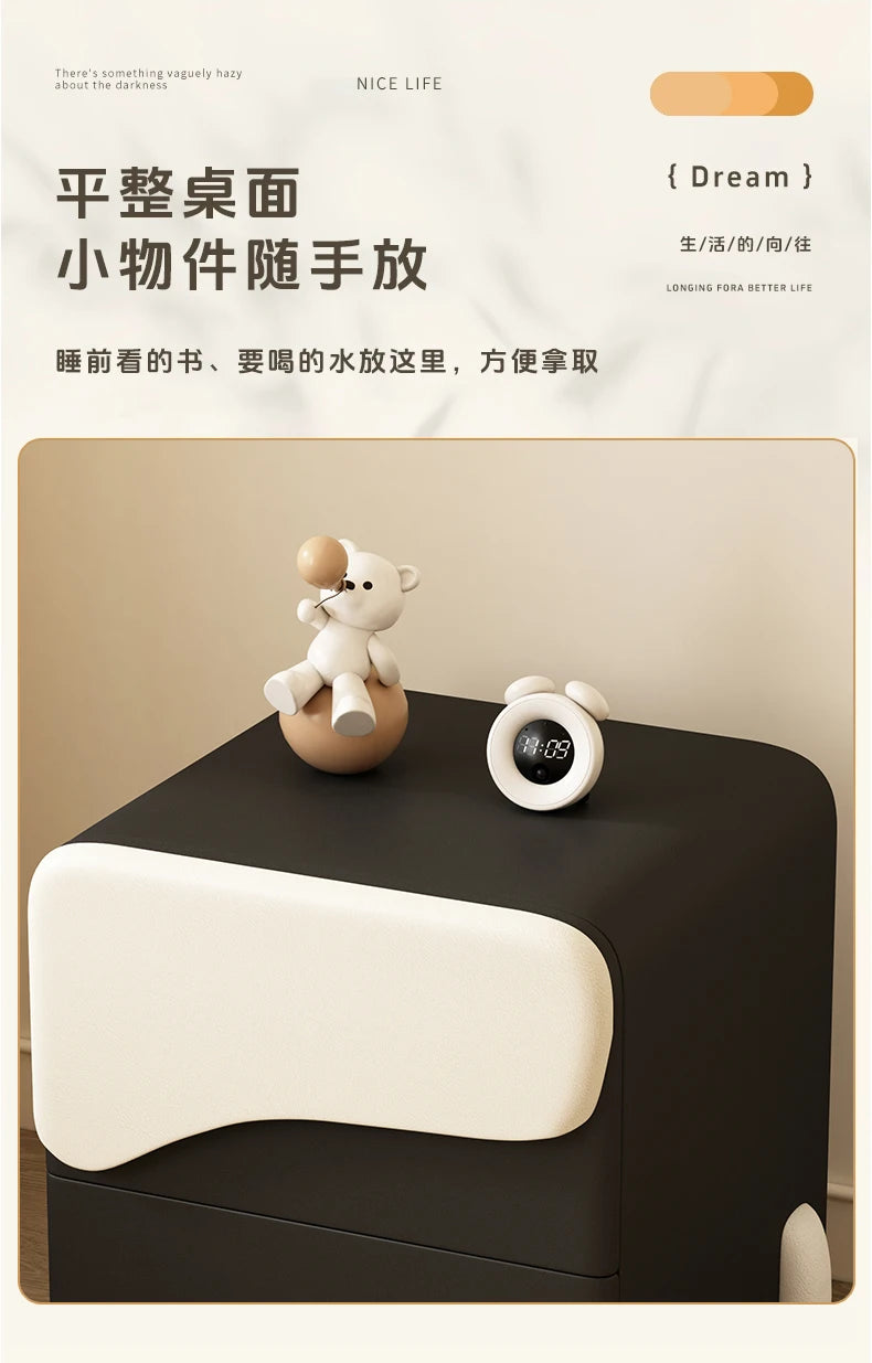 Glamour Korea Nightstand Nordic Cute Hidden Storage Trendy Nightstand Unique Simple Tables De Nuit Furniture For Bedroom