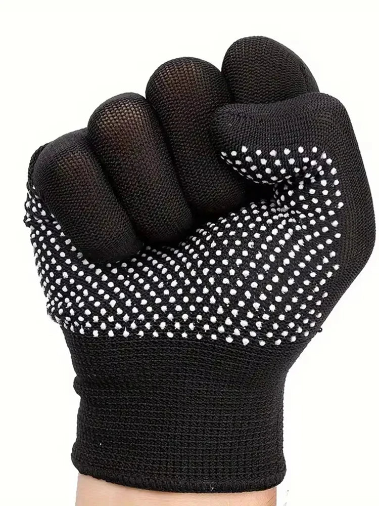 20PCS Nylon Adhesive Gloves - Breathable and Non Slip Gloves Suitable for Cycling, Gardening, Fishing, Camping - Multi Occasion