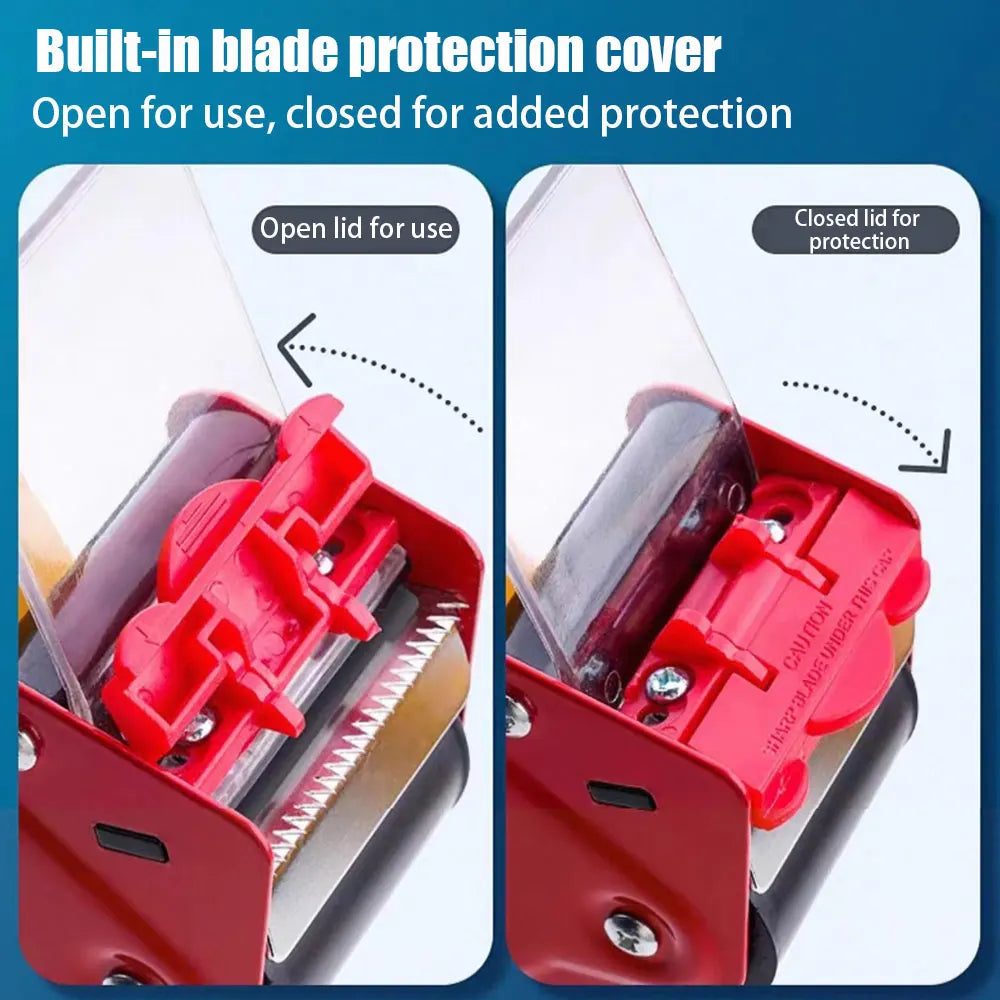 1PC Hand-Held Tape Dispenser, Metal Thickened Carton Sealer, Suitable for Express Packaging and Logistics Carton Sealing.
