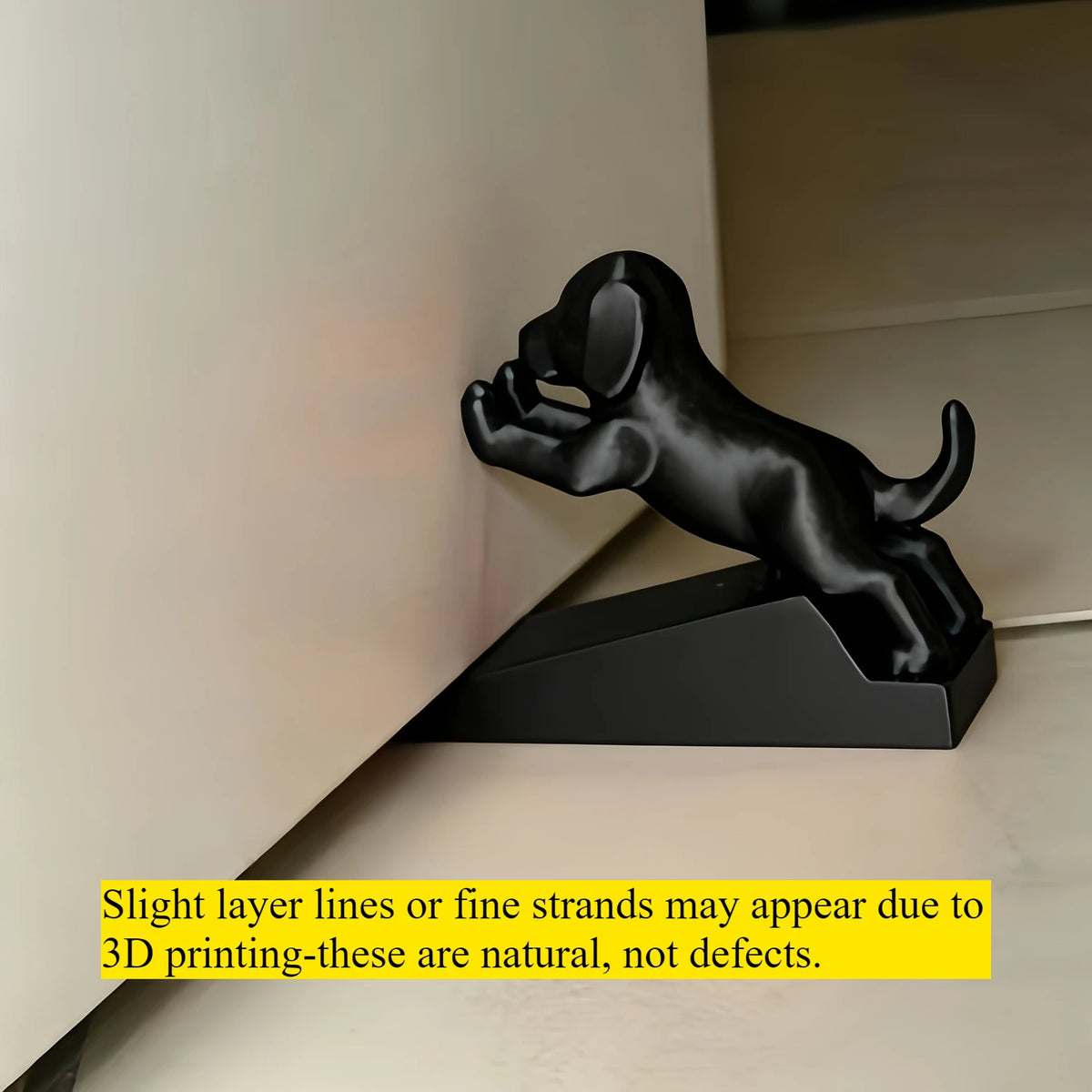Cute Puppy Door Stopper, Thickened Anti-Collision, Noise-Reducing, Non-Slip Dog-Shaped Door Wedge for Floor-Standing Door Holder