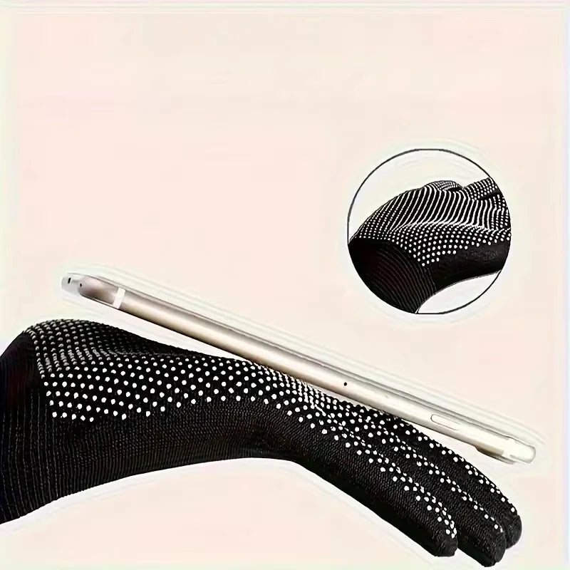 20PCS Nylon Adhesive Gloves - Breathable and Non Slip Gloves Suitable for Cycling, Gardening, Fishing, Camping - Multi Occasion