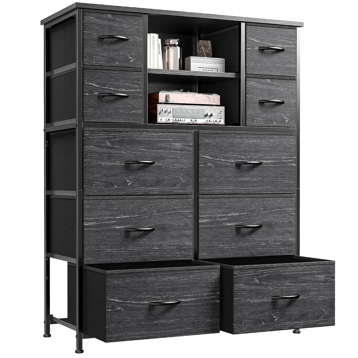 10-Drawer Dresser for Bedroom, 48"H Organizer Storage for clothes, Customized