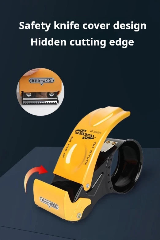Transport Packaging Tape Dispenser, Heavy Duty Metal Packaging Tape Gun, Handheld Tape Cutter