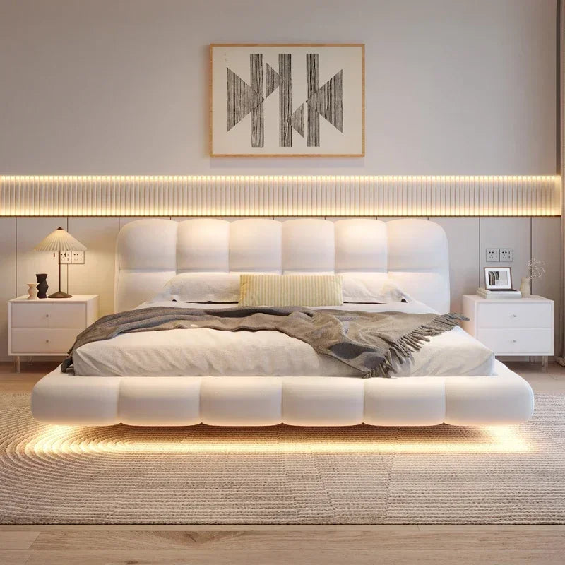 Home 180x200cm Double Wooden Bed Organizer Furniture ﻿ Complete Room Bed King Size Headboard Frames And Bed Bases Tatami Bedroom