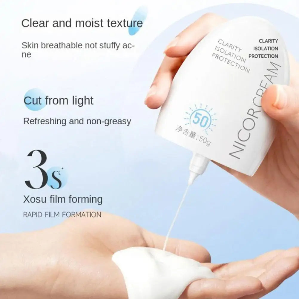 Sunscreen Spf 50 Face Korean Products Sunblock Cream Sunscreen Body Lotion Refreshening High Sun Protection Skincare