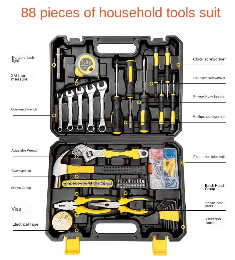 Hardware Hand Tools Combination Car Repair Multifunctional Sets  Household Toolbox Practical Multifunctional Combination  Tools