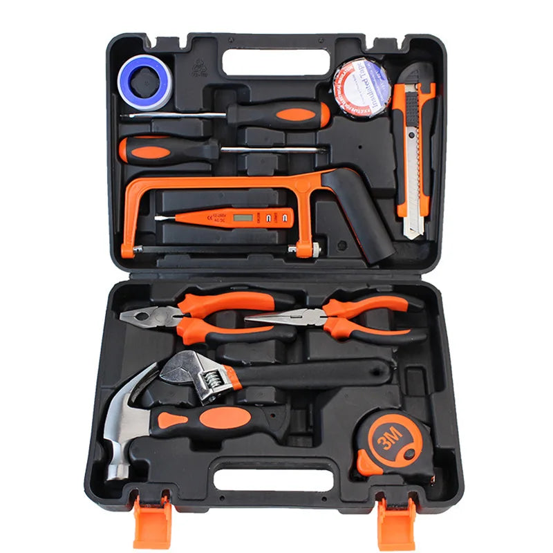 Multifunctional Manual Hardware Toolbox Home Repair Tool Box Waterproof Safety Box Hard Carrying Case Waterproof Hand Tools Sets