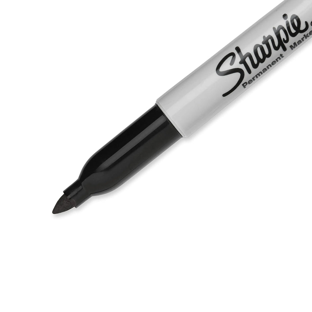 Sharpie Permanent Markers Bulk Set Fine Tip Markers Set For Plastic Metal Wood And More Black 36 Count