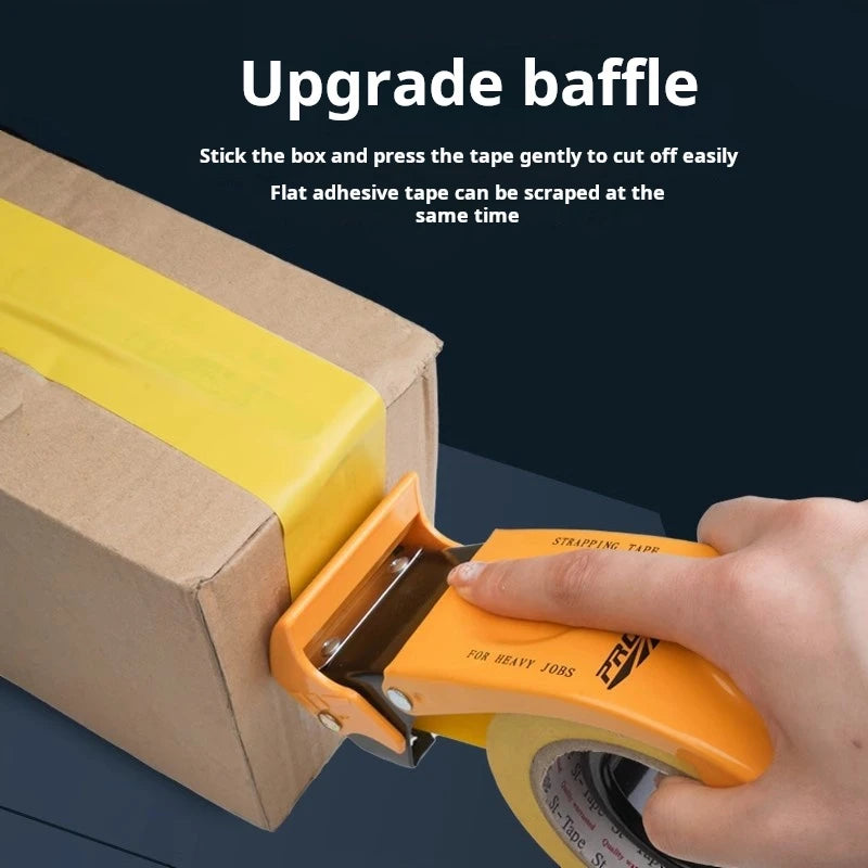 Transport Packaging Tape Dispenser, Heavy Duty Metal Packaging Tape Gun, Handheld Tape Cutter