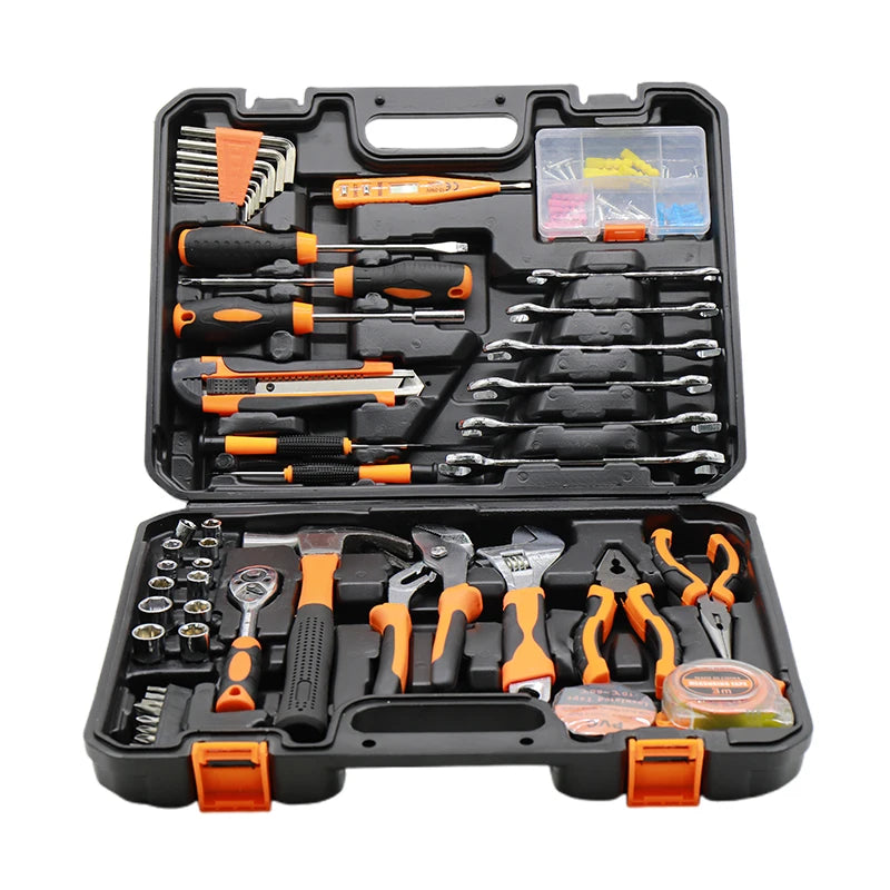 High-quality Wholesale Of Household Hardware Tool Set Electrician Repair Tool Box Multi-function Combination Tool Set