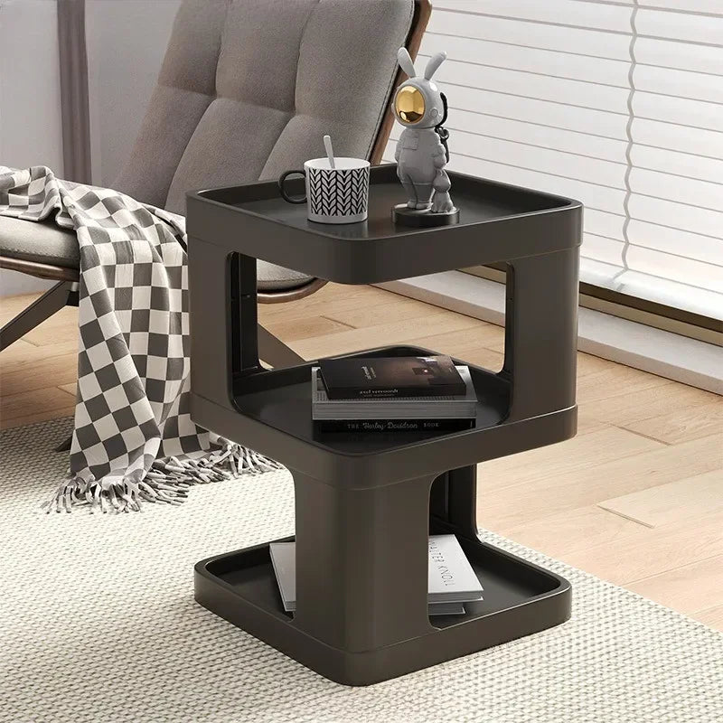 small bedside cabinet, luxurious and simple modern coffee table, a few sides, Nordic creative living room, a few corners.