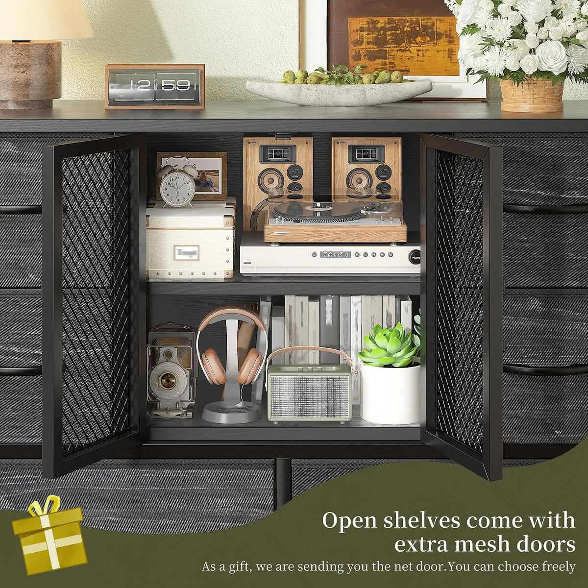 10-Drawer Dresser for Bedroom, 48"H Organizer Storage for clothes, Customized