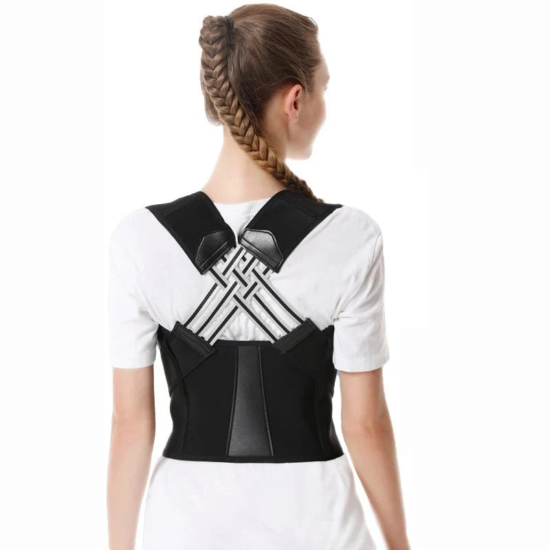 Back Brace Posture Corrector for Women Men Shoulder Straightener Adjustable Full Back Support Upper Lower Pain Relief