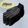 20PCS Nylon Adhesive Gloves - Breathable and Non Slip Gloves Suitable for Cycling, Gardening, Fishing, Camping - Multi Occasion