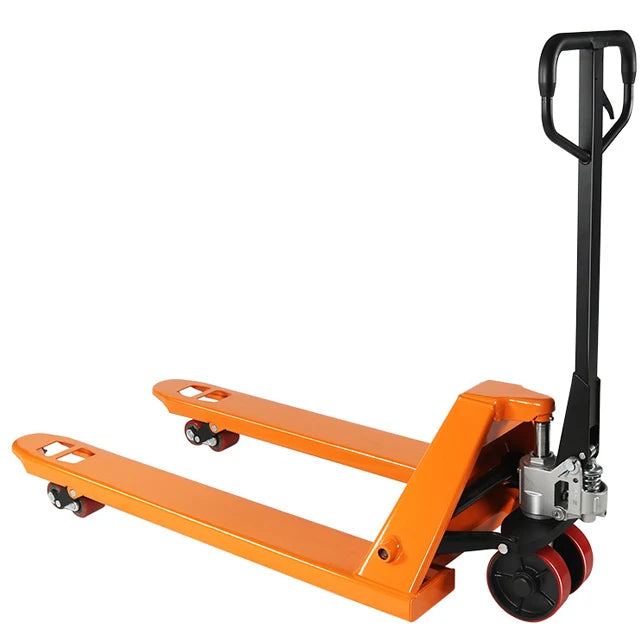 1600kg Manual Hand Pallet Truck 4mm Steel Off-Road with PU/Nylon/Rubber Wheels Easy Moving