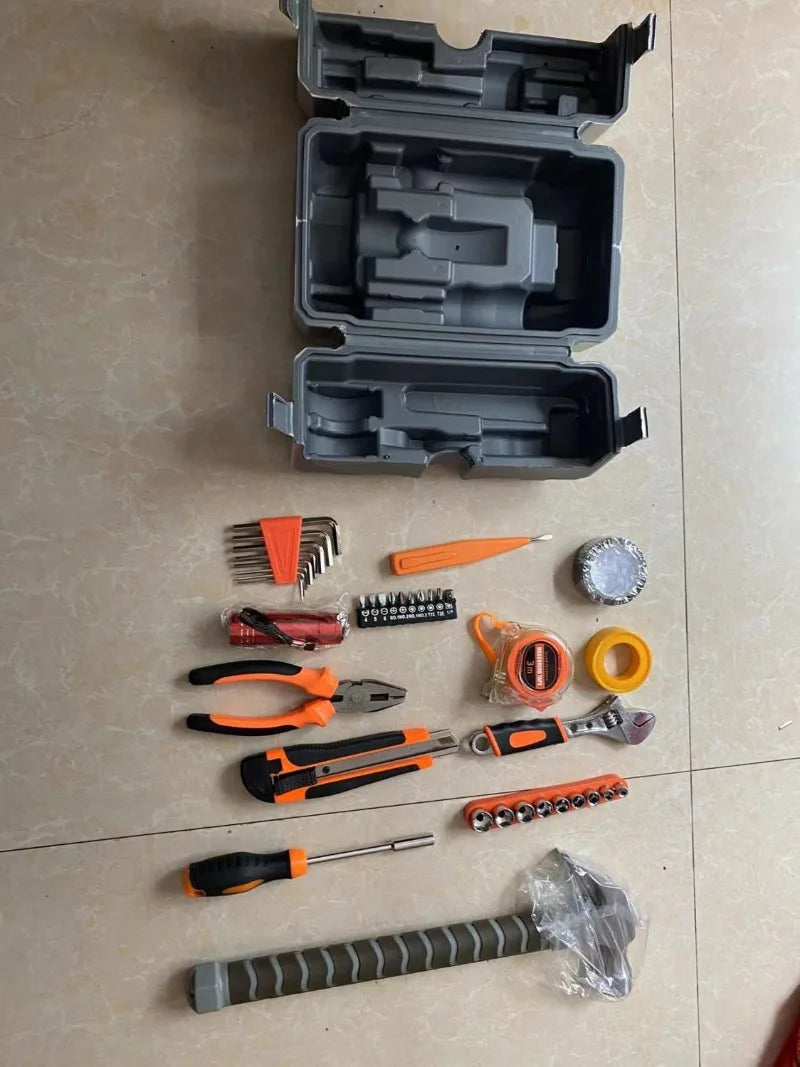 Thor's Hammer Design Toolbox Portable Hand Tool Sets Multifunctional Hardware Tools Set Household Repair Hand Tool Kit