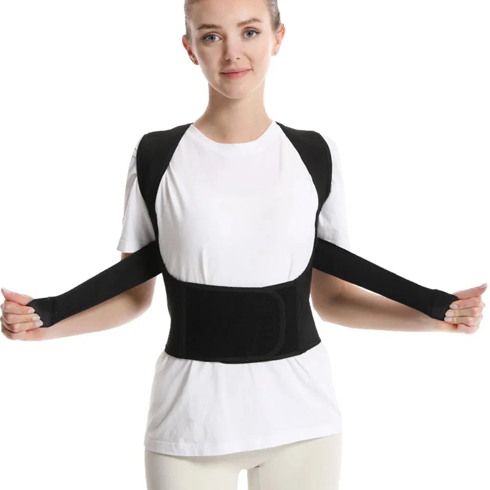 Back Brace Posture Corrector for Women Men Shoulder Straightener Adjustable Full Back Support Upper Lower Pain Relief