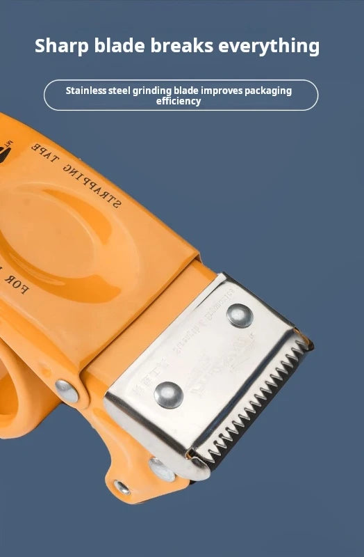 Transport Packaging Tape Dispenser, Heavy Duty Metal Packaging Tape Gun, Handheld Tape Cutter