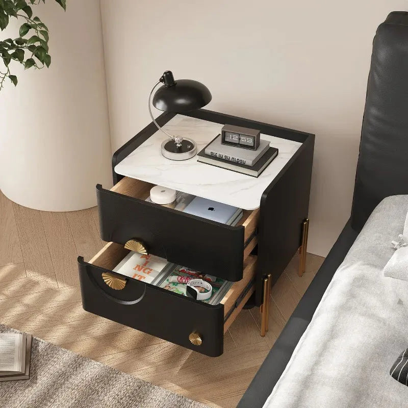 Storage Modern Large Quality Nightstand Vintage Trendy Bedside Table American Fashion Table Chevet Home Bedroom Furniture