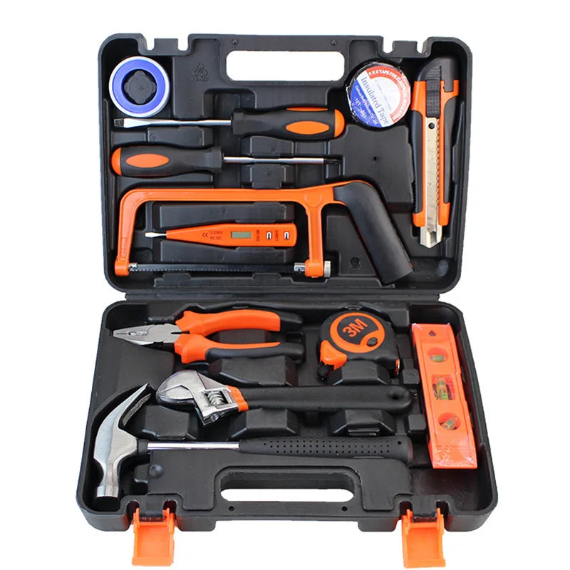 Multifunctional Manual Hardware Toolbox Home Repair Tool Box Waterproof Safety Box Hard Carrying Case Waterproof Hand Tools Sets
