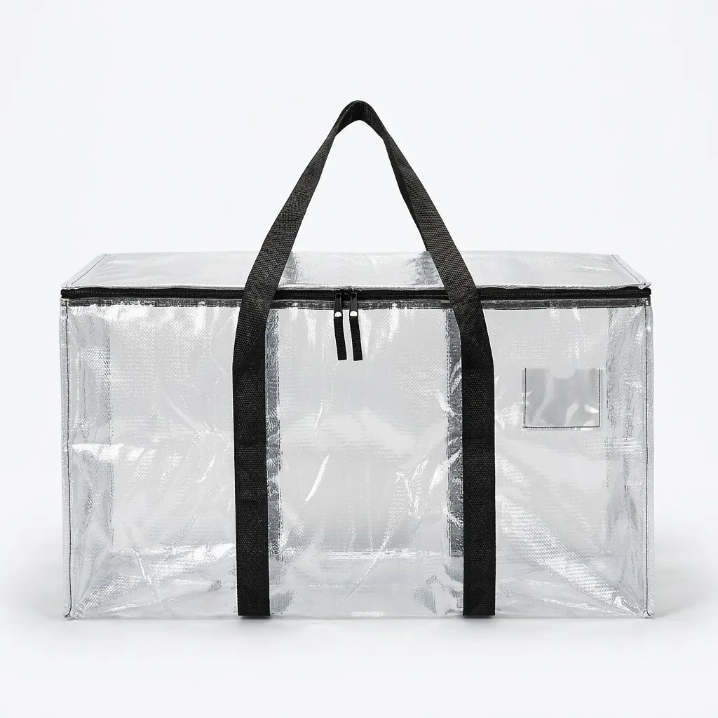 Oversized Moving Bags or Storage Bag, Large Moving Boxes with Backpack Straps, Zippers & Handles, Packing Bags for Moving.