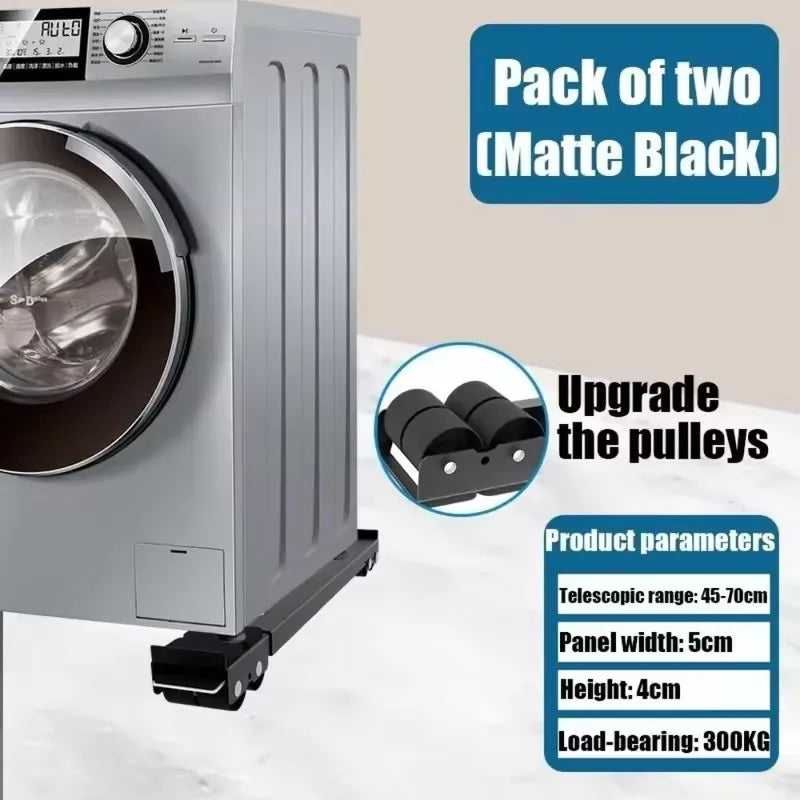 Set of 2 Heavy-Duty Furniture Dollies Featuring 24 Swivel Wheels for Easy Appliance Mobility