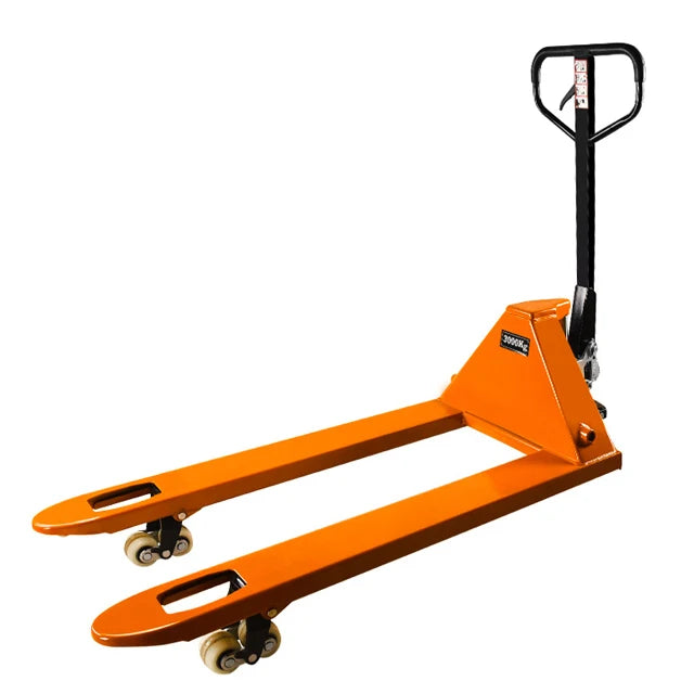 1600kg Manual Hand Pallet Truck 4mm Steel Off-Road with PU/Nylon/Rubber Wheels Easy Moving