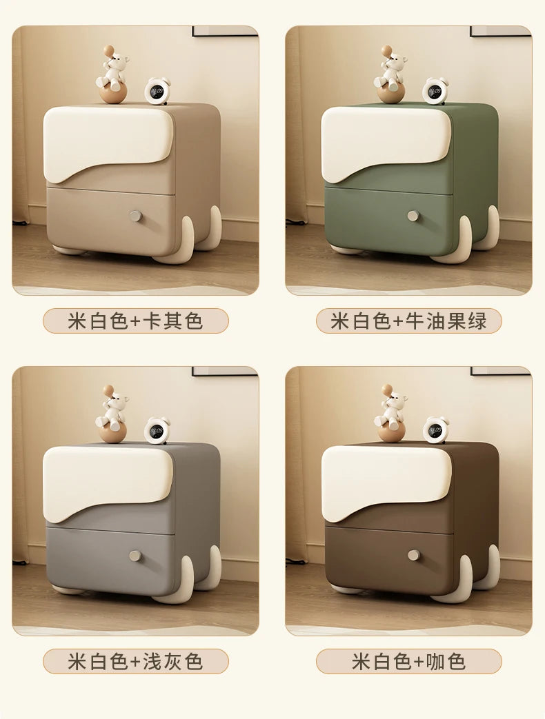 Glamour Korea Nightstand Nordic Cute Hidden Storage Trendy Nightstand Unique Simple Tables De Nuit Furniture For Bedroom