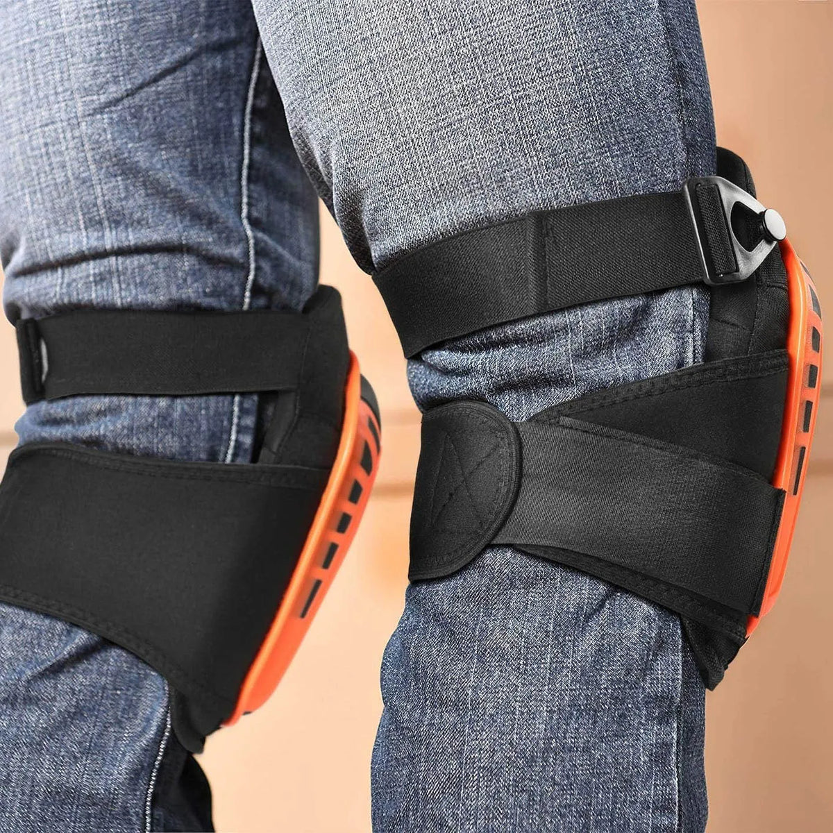 Knee Pads for Work-Heavy Duty Support Kneepads with Gel Cushion&Anti-Slip Straps-Construction,Flooring,Gardening,Cleaning,Tile