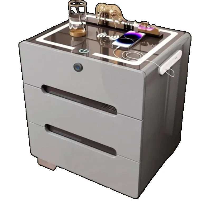 Smart Glasses Nightstand Organizers Design Design Unique Nightstand Bedroom Storage Mesitas De Noche Furniture Accessories