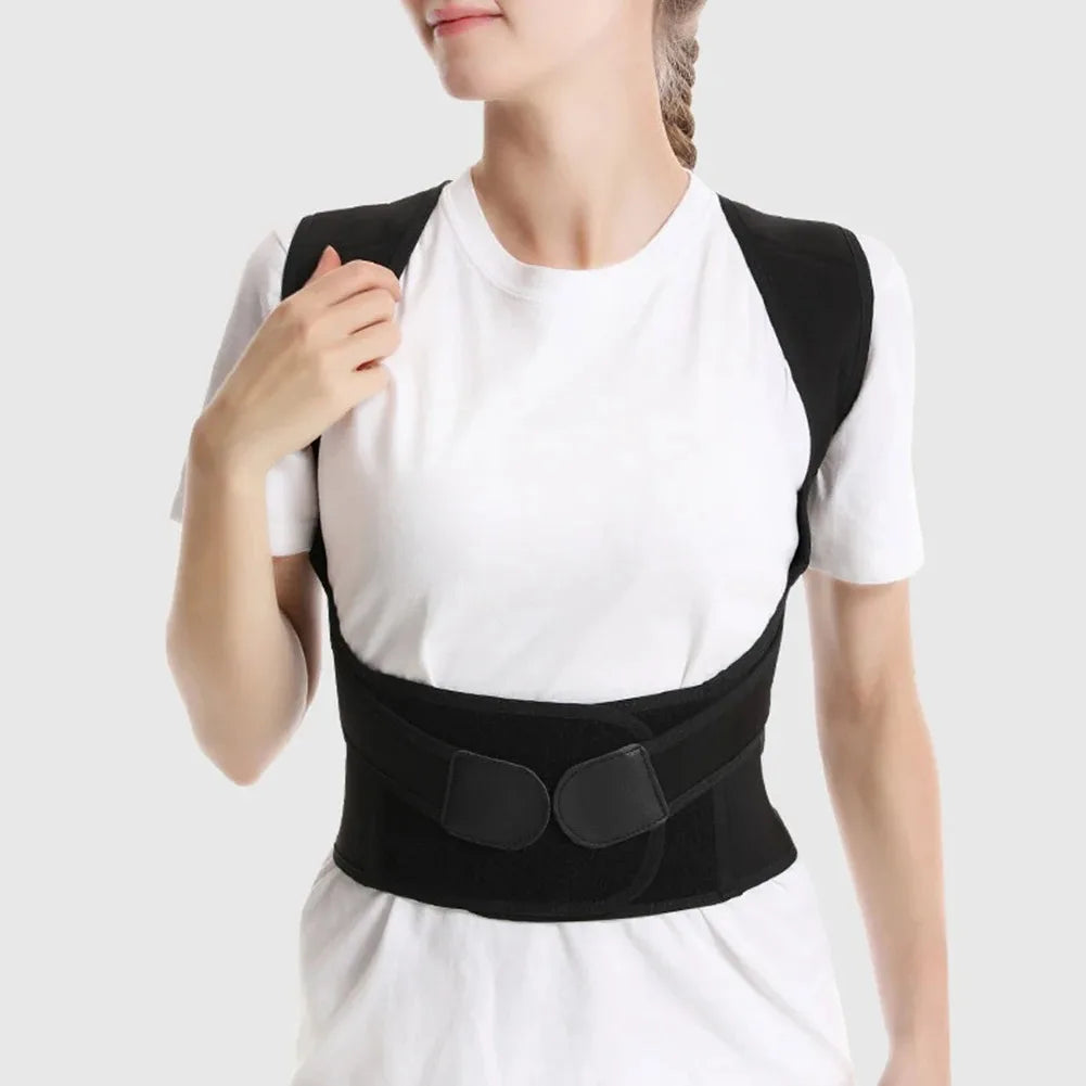 Back Brace Posture Corrector for Women Men Shoulder Straightener Adjustable Full Back Support Upper Lower Pain Relief