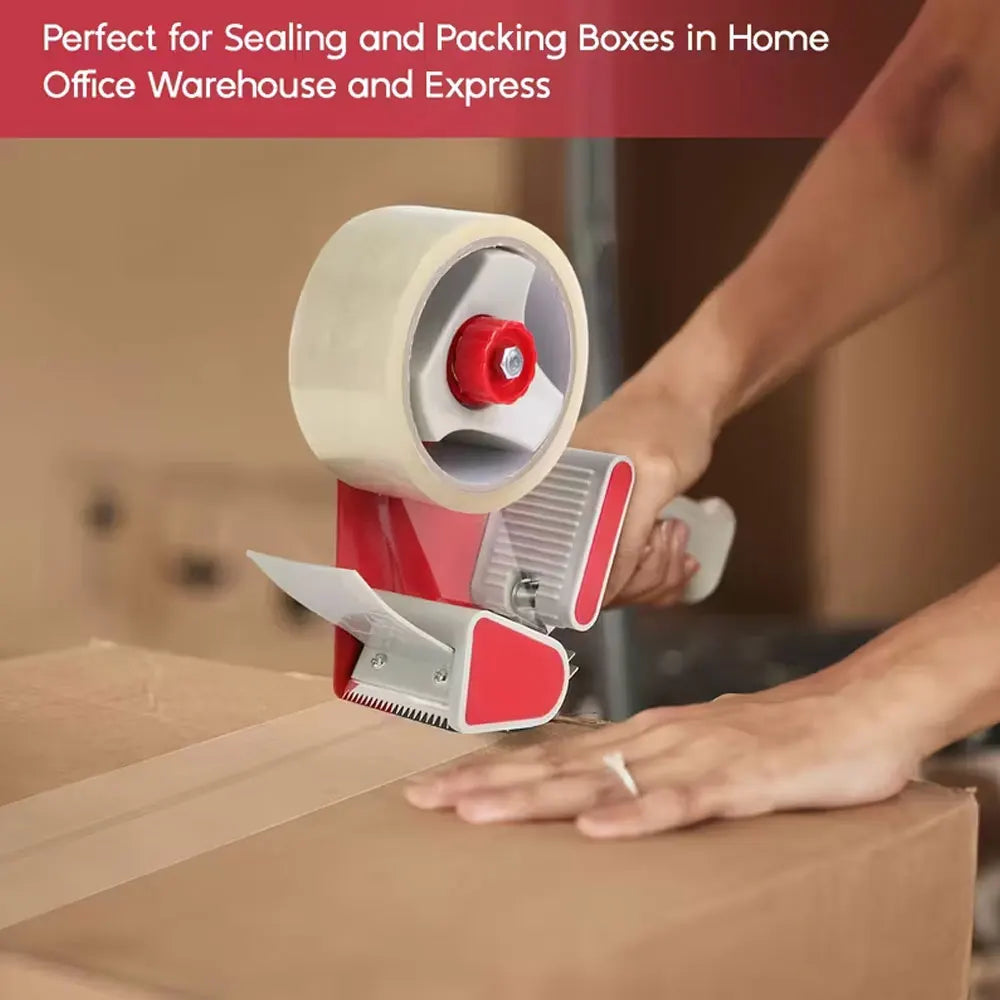 1pc Heavy-Duty Tape Dispenser, Handheld Semi-Automatic Tape Gun, Suitable for Moving and Sealing Cartons During Transportation.