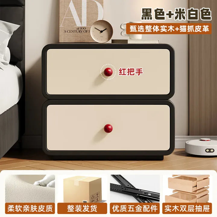 bedside table, bedroom bedside table, living room storage cabinet,  storage cabinet, installation-free storage side cab