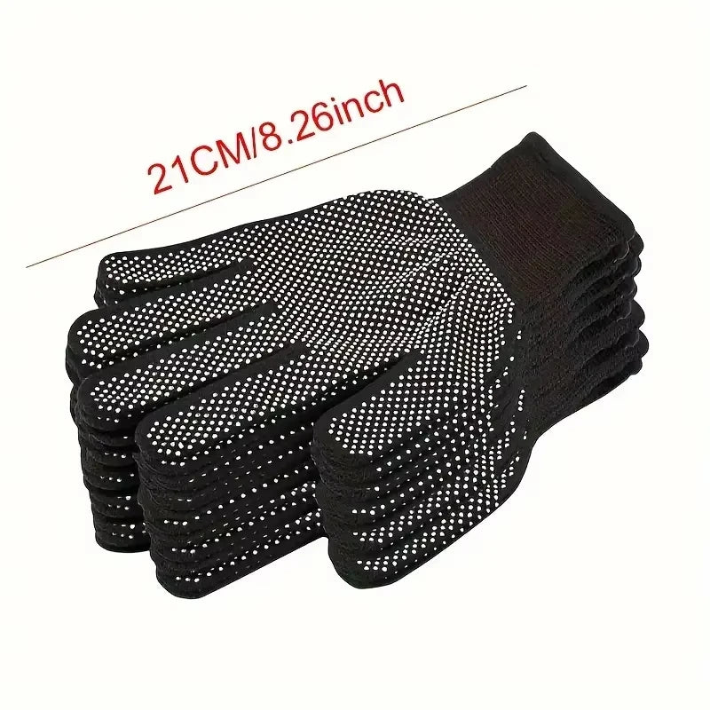 20PCS Nylon Adhesive Gloves - Breathable and Non Slip Gloves Suitable for Cycling, Gardening, Fishing, Camping - Multi Occasion