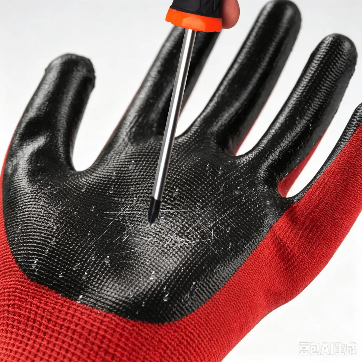 Anti Slip Wear-resistant Work Gloves Thick Latex Safety Work Gloves Palm Coated Gloves Gardening Mechanics Gardening Work Gloves