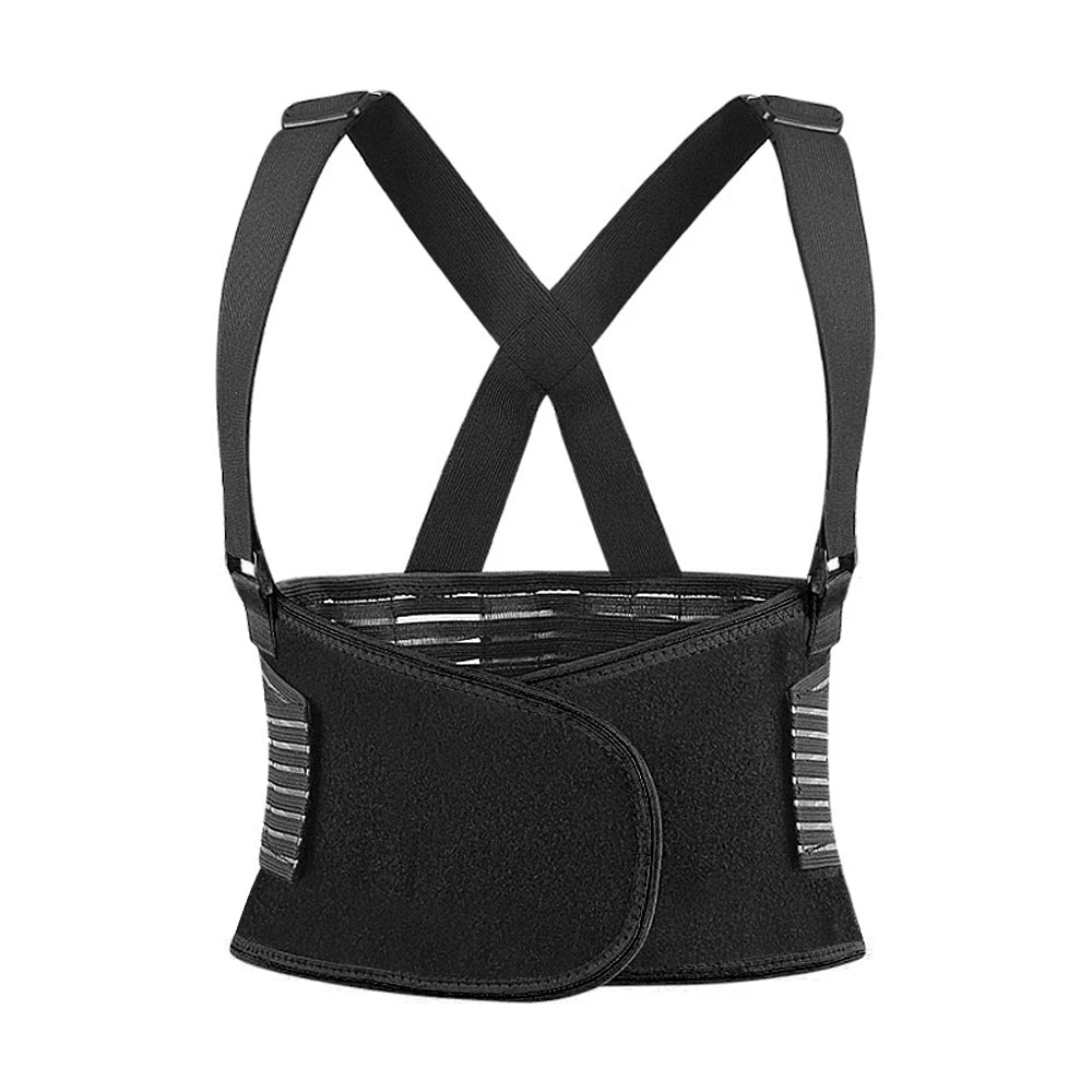 1PC Heavy-Duty Back Brace for Men & Women – Lower Back Support for Lifting, Pain Relief, and Posture Correction – Ideal for Work