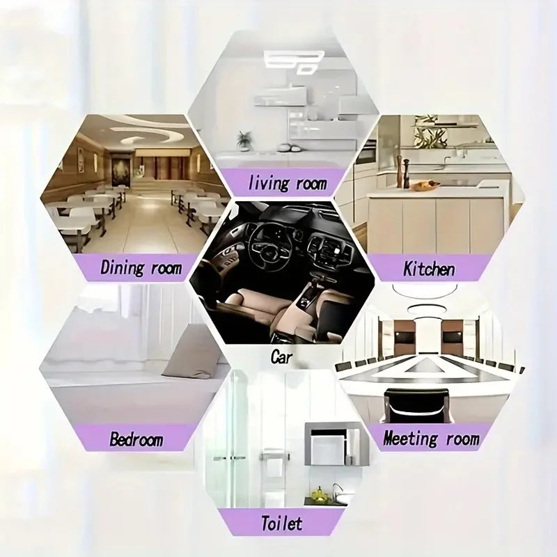10 Rolls of Black Trash Bags, 1 Roll Contains 20 Bags,  Strong Plastic Bags, Suitable for Home, Office