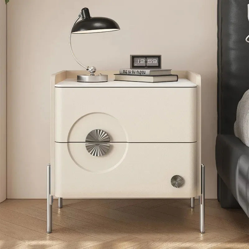 Storage Modern Large Quality Nightstand Vintage Trendy Bedside Table American Fashion Table Chevet Home Bedroom Furniture