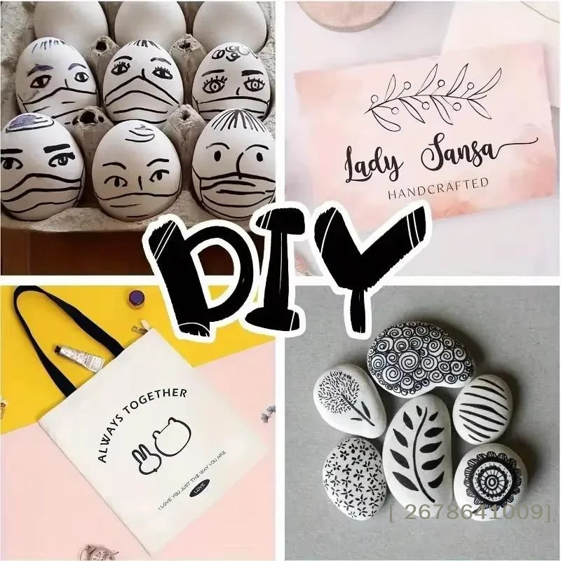 9500 Oil-Based Permanent Marker, Waterproof & Alcohol-Resistant, Industrial Art & Tattoo Stencil Pen Paint Marker〔YY33〕
