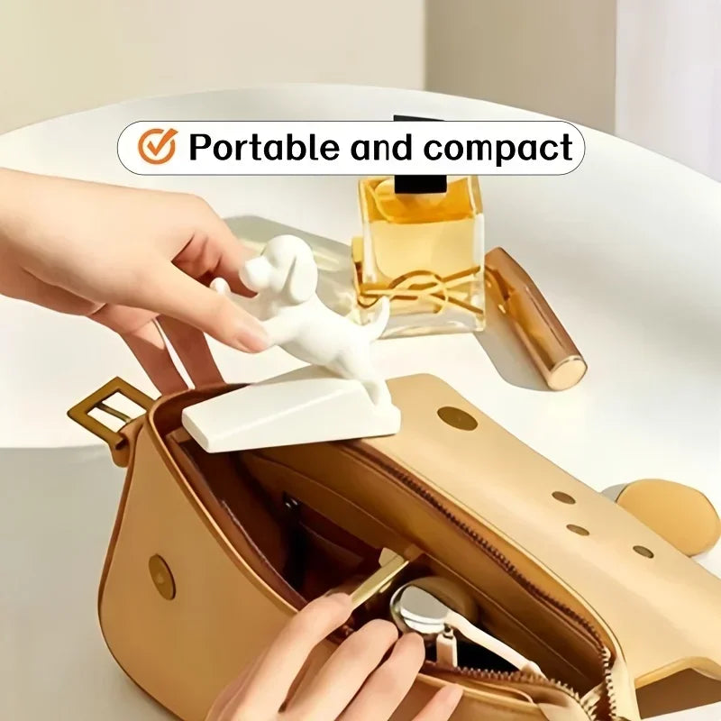 Cute Puppy Door Stopper, Thickened Anti-Collision, Noise-Reducing, Non-Slip Dog-Shaped Door Wedge for Floor-Standing Door Holder